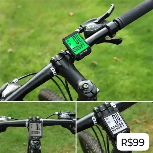 Velocímetro Bicicleta Sem Fio - Produto Novo