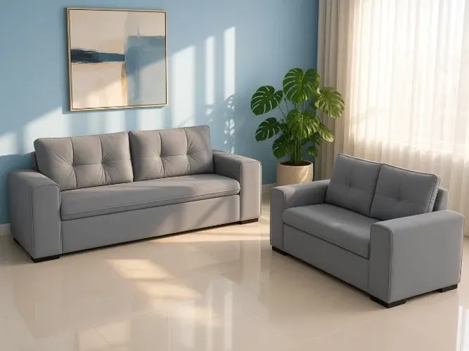Conjunto de Sofá Capri 3 e 2 Lugares (NOVO A PRONTA ENTREGA)