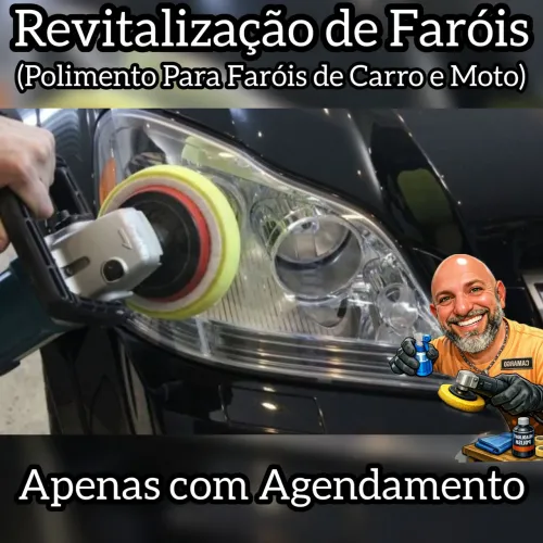 Revitalização de Faróis / Polimento