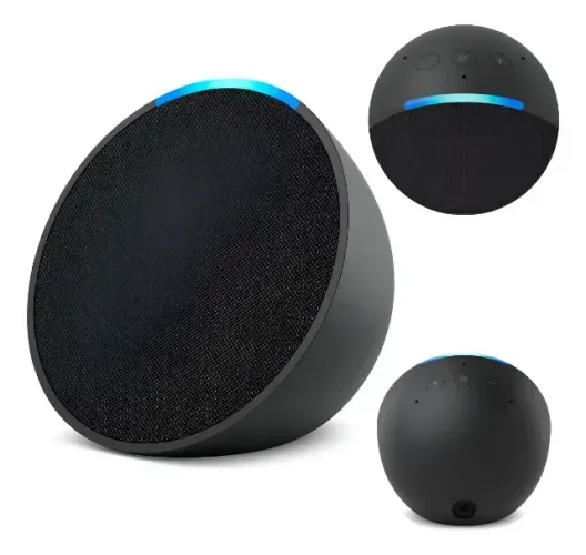 Amazon Alexa Echo Pop Assistente Virtual Inteligente Speaker Cor Preto