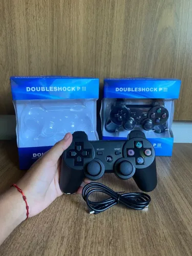Controle PS3 Wireless Novo + Cabo USB