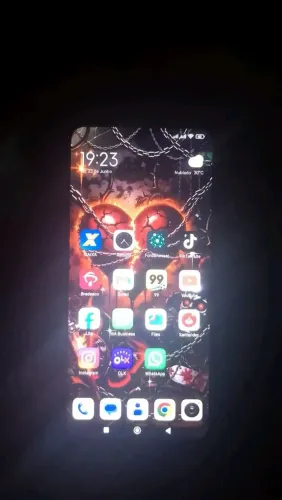 Celular completo carregado fone bluetooth top 128 gigas