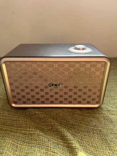 Multilaser Caixa De Som Retrô Sp367 Bluetooth Pulse Speaker Cor Marrom