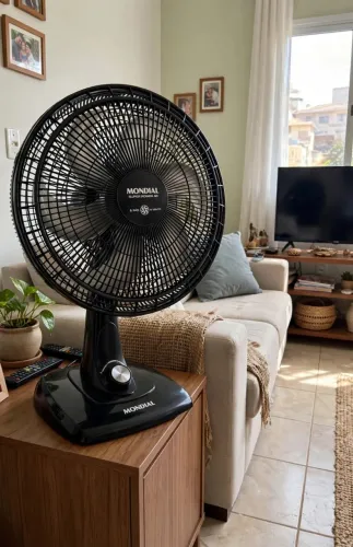 Ventilador novo na caixa mondial