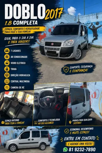 Fiat Doblo Essence 1.8 Flex 16V 5P 2017
