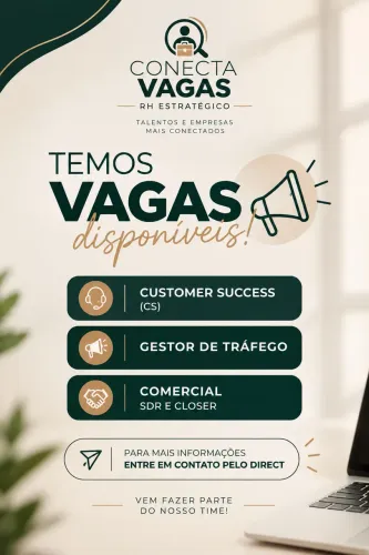 Oportunidade - Comercial - Customer Success - Gestor de tráfego