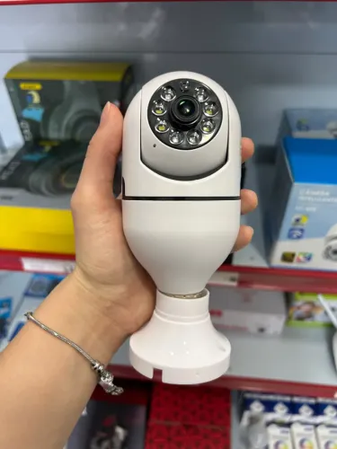 Câmera de Segurança Wifi de Bocal Lâmpada com Aplicativo