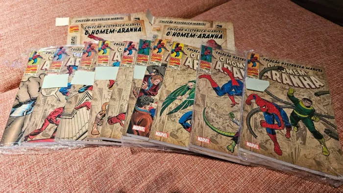 Coleção História Marvel Homem Aranha 10 volumes