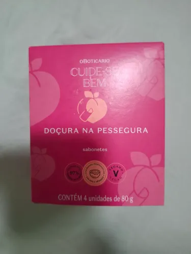 Caixa sabonete boticário
