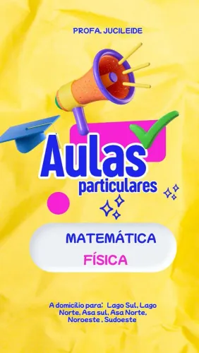 Reforço escolar de matemática e física 
