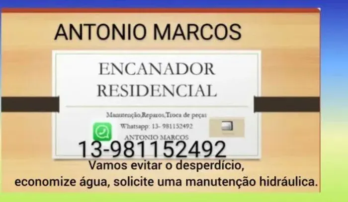 Seu Encanador aos sábados, feriados e de segunda a sexta das 18hs até às 20hs.