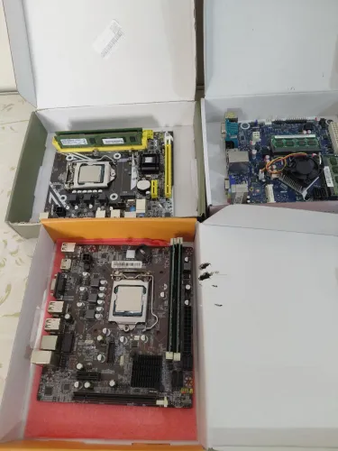 3 kit placa mãe + processador + ram