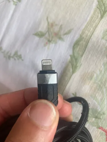 Cabo de carregamento iPhone 3 metros cabo trançado muito resistente 