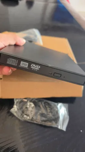 Gravador Leitor de DVD externo portátil