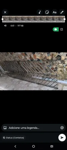 Portão de ferro galvanizado 