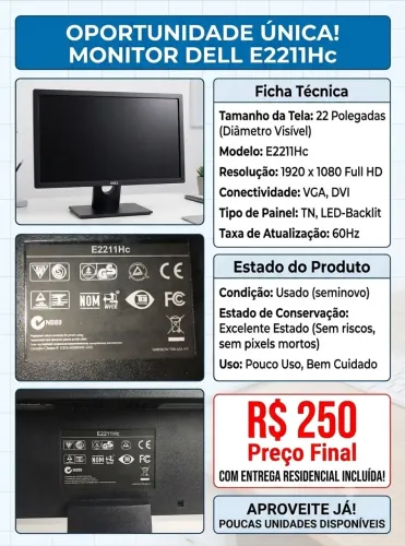 Monitor DELL E2211Hc