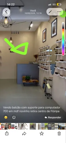 Vendo balcão comercial em mdf