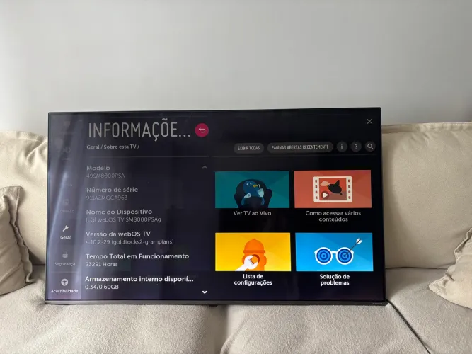 Smart Tv LG Nanocell 49?