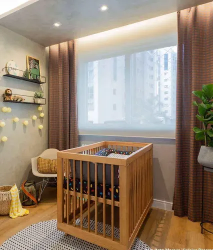 Berço Cama Kaike Design Minimalista em Madeira