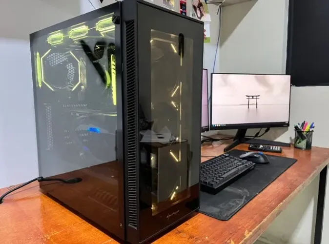 PC Gamer Completo | Ryzen 7 5700X + RX 7600 + 32GB RAM + 2 Monitores