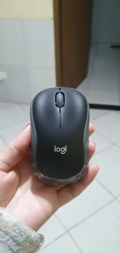 mouse sem fio logitech m185 preto