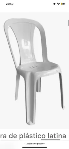 Cadeira de plástico 