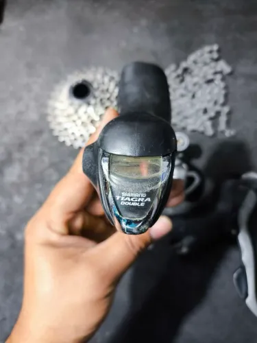 Sti Shimano tiagra+Cambio traseiro Shimano tiagra 