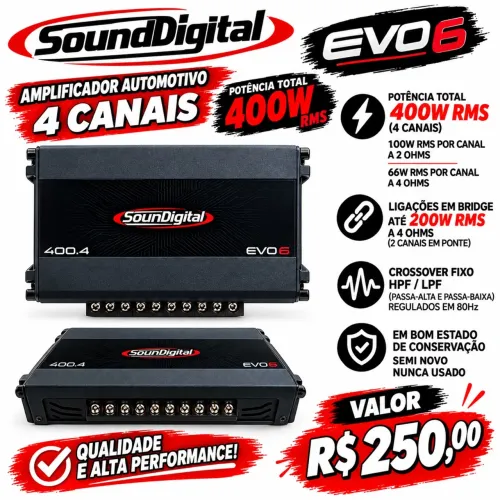 Amplificador de som 