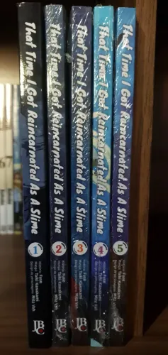Mangá That Time I Got Reincarnated as a Slime -Volumes de 1 ao 5