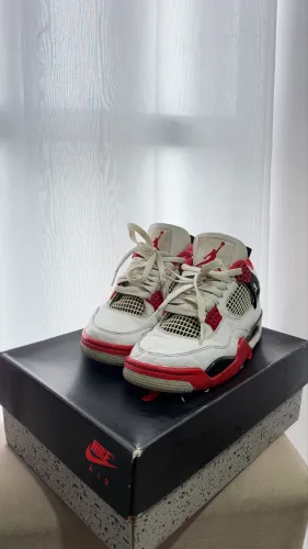 Tênis Air Jordan 4 Fire Red Original - Usado