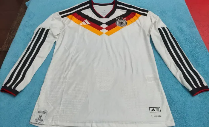 Camisa Alemanha modelo jogador manga longa, copa do mundo 2026