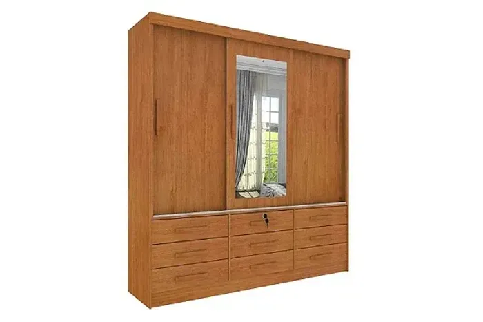 Roupeiro Casal Sther c/9 Gavetas IMPERDÍVEL r8