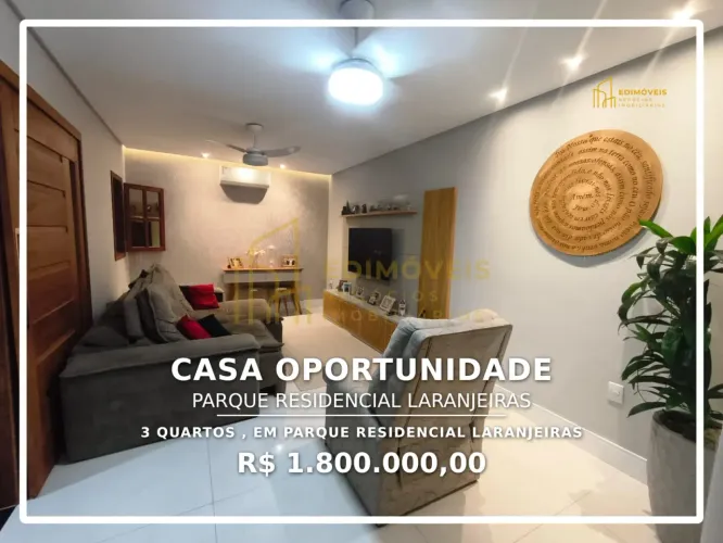 Espaço Gourmet e Varanda: Casa em Parque Residencial Laranjeiras para Você!