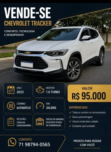 Chevrolet Tracker LT 1.0 Turbo 12V Flex AUT 2023