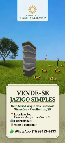 Jazigo Cemitério Parque dos Girassóis