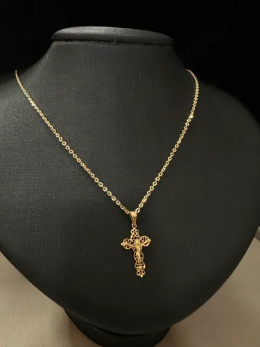 Corrente de ouro 3.28g 18k procedência garantia eterna