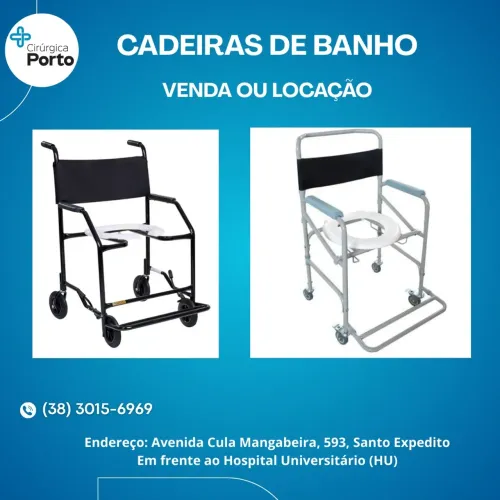 Locação e Aluguel Cadeira de Banho - Montes Claros (38) 3015-6969 WhatsApp