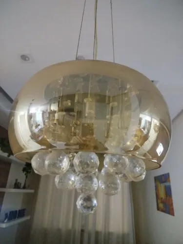Lustre cristal pendente Ambar 