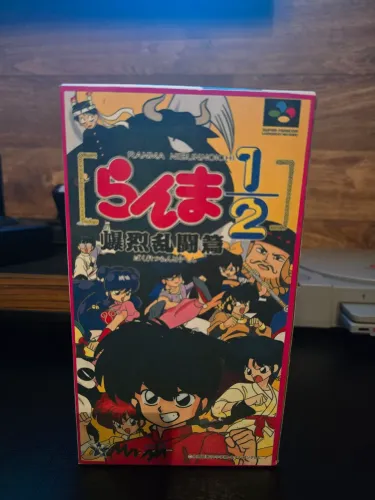 Ranma 1/2 Super Famicom Original com Caixa Réplica 