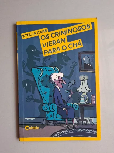 Livro os criminosos vieram para o chá 