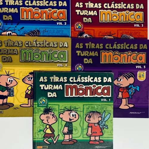 Lote Livros Tiras Clássicas Turma da Mônica