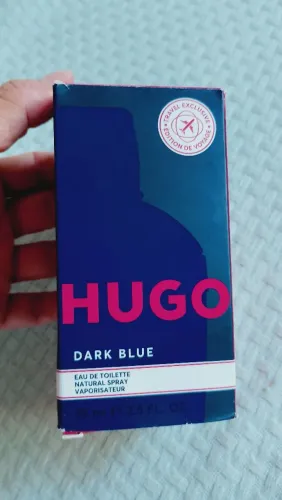 CAIXA VAZIA perfume Dark Blue 75 ml de Hugo Boss