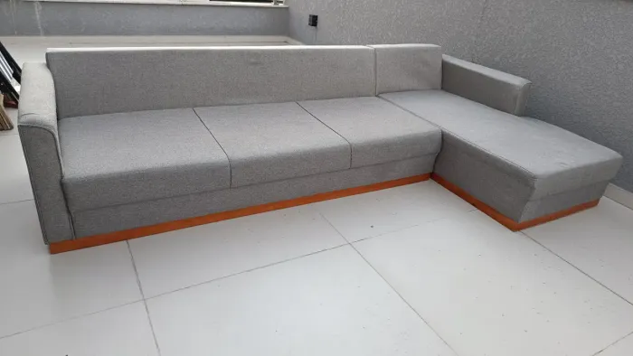 Sofá 4 lugares com chaise lado esquerdo