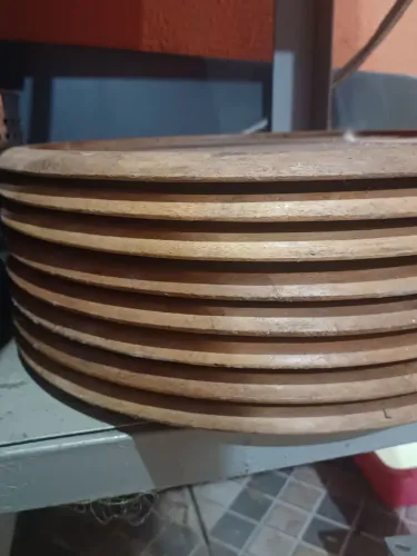 Suporte de Madeira para Pizza Grande