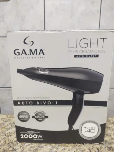 Secador de Cabelo Gama Italy Light Plus Ceramic Ion - 2000W Bivolt