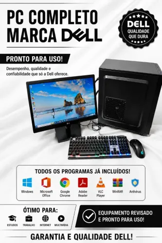 Pc completo, core i3 , ssd , memória de 8gb