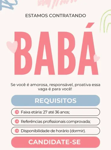 Vaga Babá