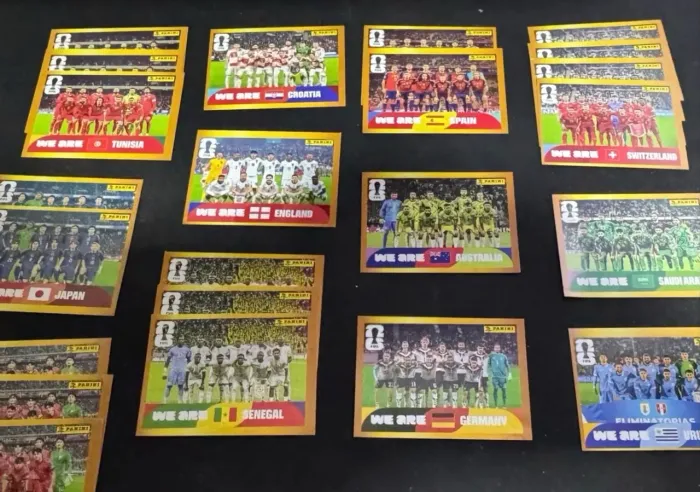 13 seleções diferentes McDonalds Panini Copa do Mundo 26