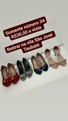 Sapatos novos N34