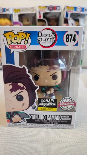 Funko Pop! Animation Demon Slayer Tanjiro Kamado (Hinokami Kagura Dance) #874.